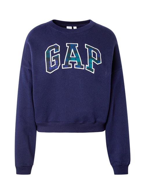 GAP Sweatshirt 'HERITAGE'  blå / navy / grøn / hvid