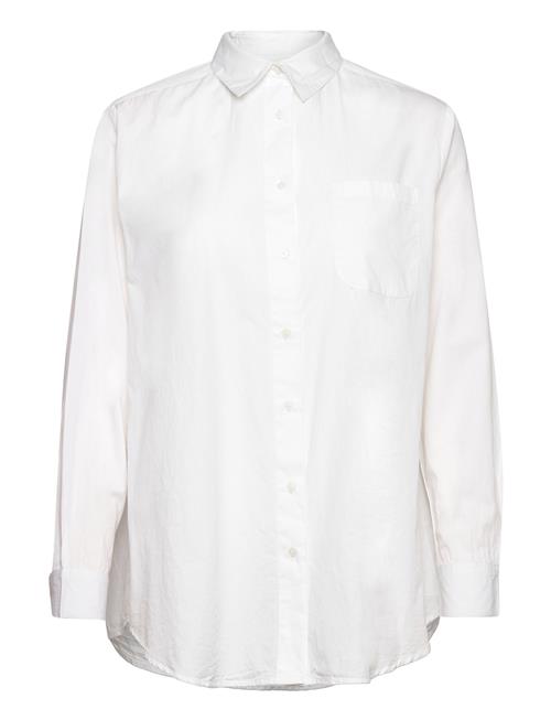 Gaia Shirt Poplin Moshi Moshi Mind White