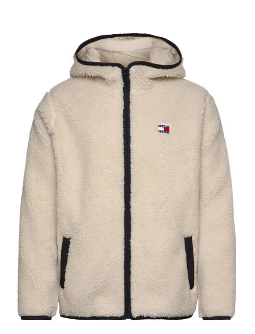 Tjm Reg Badge Teddy Zip Tru Ext Tommy Jeans Cream