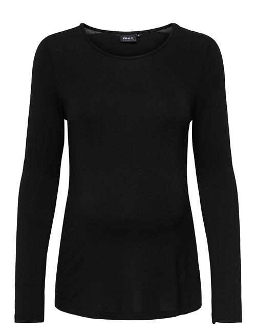 Se Olmliliana L/S O-Neck Slit Top Jrs Only Maternity Black ved Booztlet