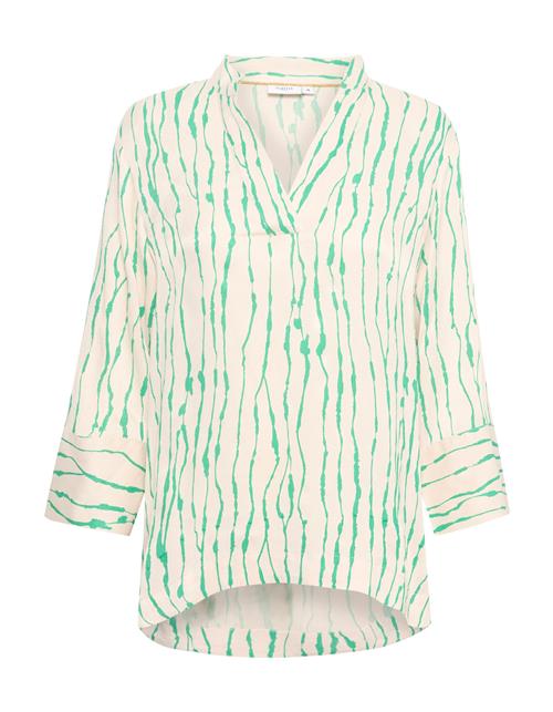 SAINT TROPEZ Bluse 'Ulla'  creme / mint