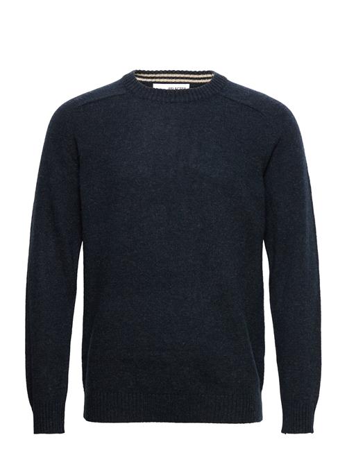 Selected Homme Slhnewcoban Lambs Wool Crew Neck W Selected Homme Navy