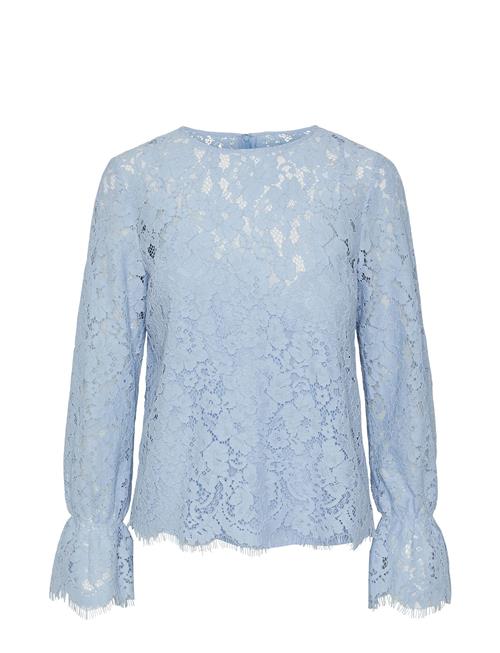 YAS Yasperla Ls Lace Top S. Noos YAS Blue