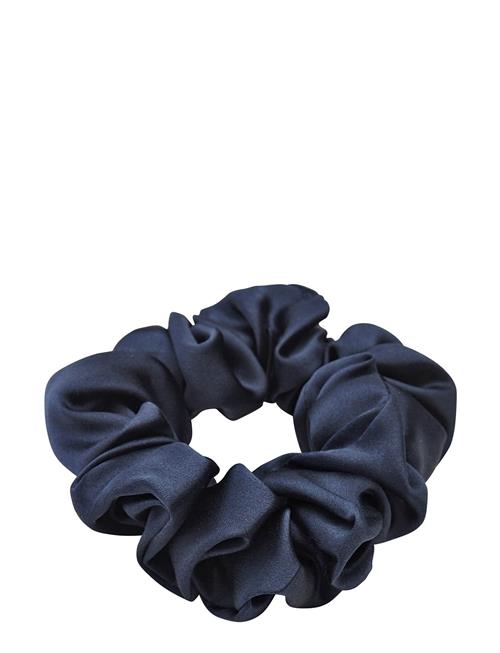 Lenoites Mulberry Silk Scrunchie Blue Lenoites Navy