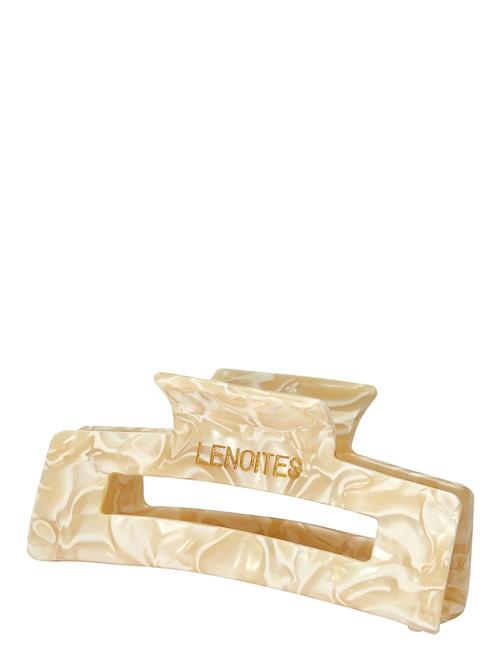 Lenoites Eco-Friendly Hair Claw Champagne Pearl Lenoites Cream