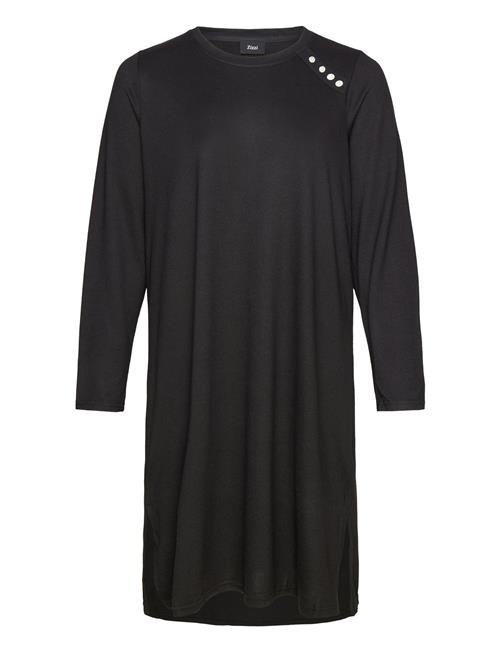 Vlucca, L/S, Abk Dress Zizzi Black