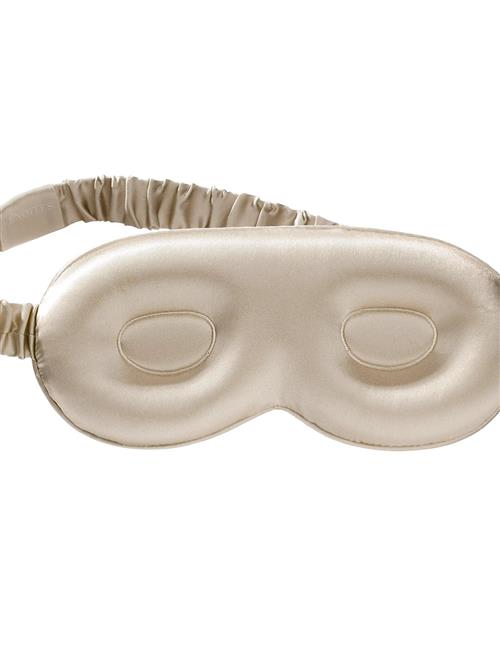 Lenoites Mulberry Silk Contour Sleep Mask Greige Lenoites Beige