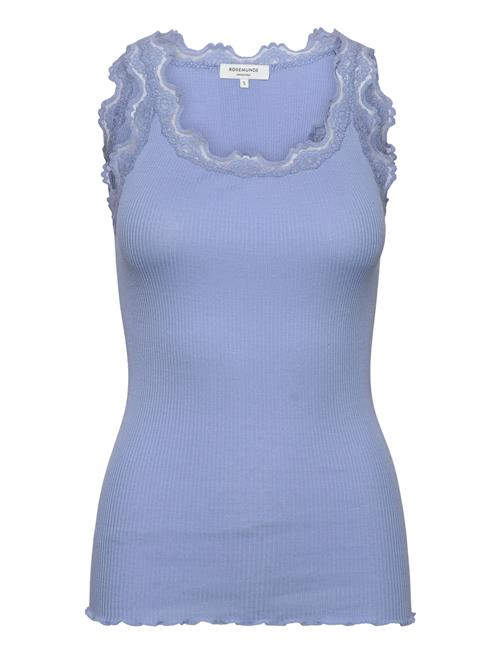 Rosemunde Rwbabette Sl U-Neck Long Lace Top Rosemunde Blue