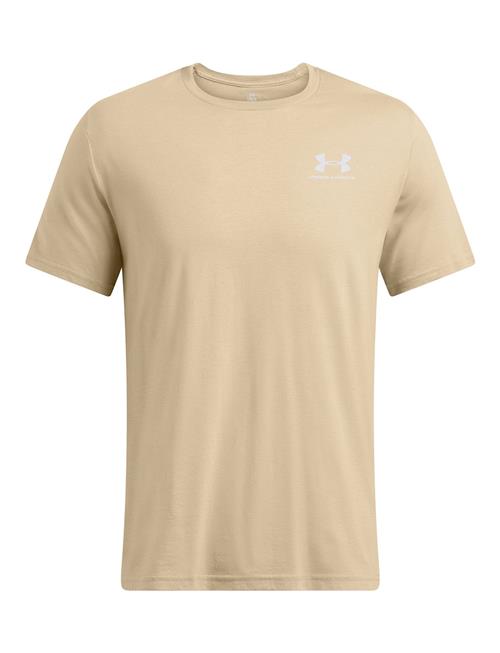 Se Under Armour Ua M Sportstyle Lc Ss Under Armour Beige ved Booztlet