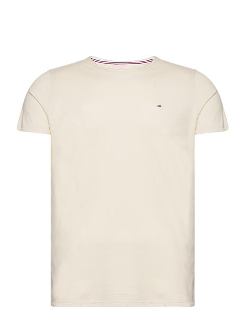 Tjm Slim Jaspe C Neck Tommy Jeans Cream