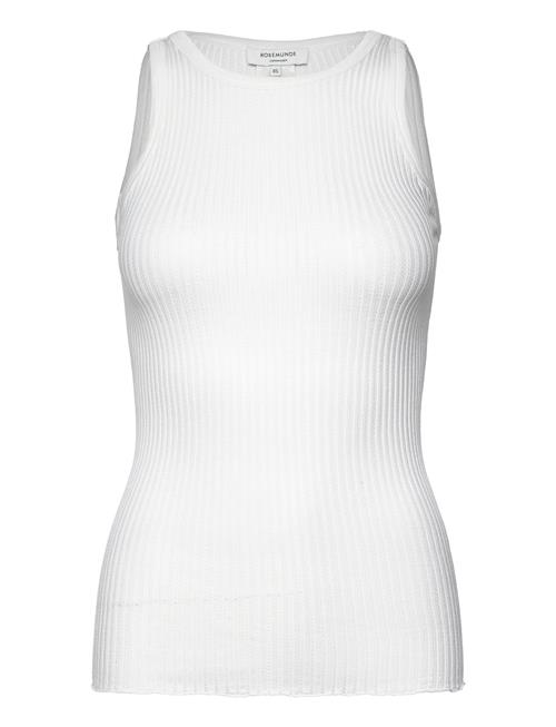 Rwbelize Silk Sl Boxer Top Rosemunde White