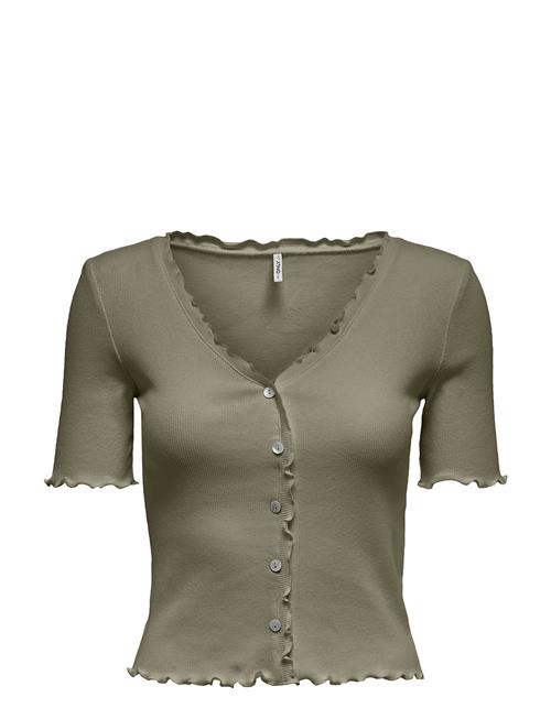 ONLY Onllaila S/S Button Top Jrs ONLY Khaki