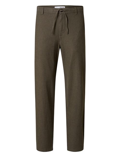 Slh172-Slimtape Brody Linen Bld Pnt Selected Green
