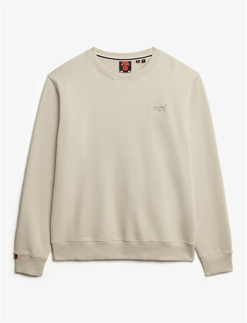 Essential Logo Crew Sweatshirt Superdry Cream