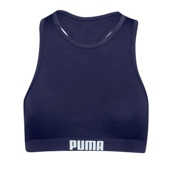 Puma Racerback Swimtop Marineblå Large Dame