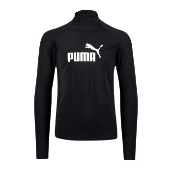 Puma Swim Long Sleeve Rash Guard Sort Small Herre