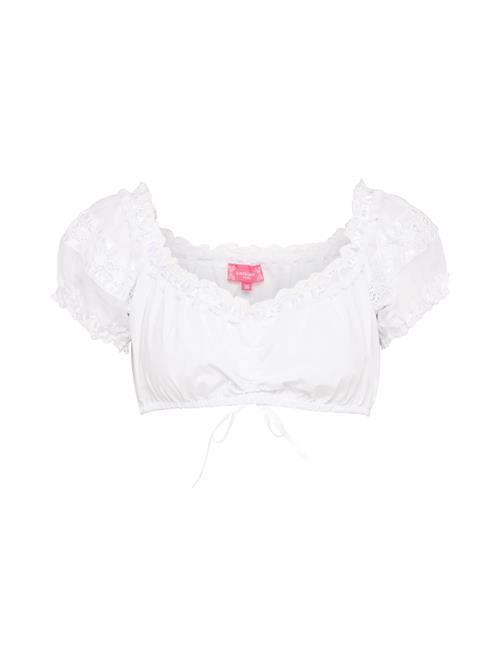 Krüger Madl Dirdnl-bluse  offwhite