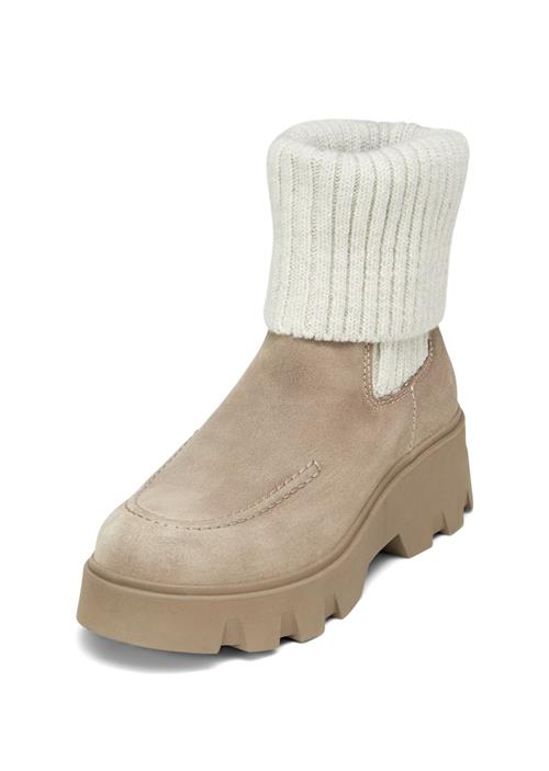 Se Marc O'Polo Chelsea Boots 'Liliam 10B'  beige / hvid-meleret ved About You