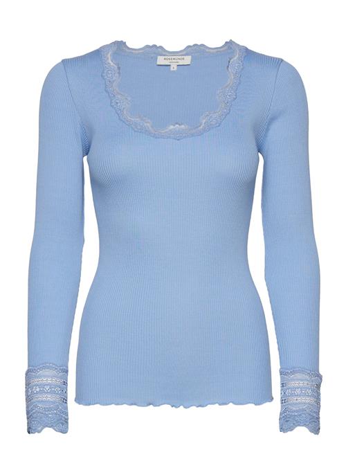 Rosemunde Rwbenita Ls O-Neck Lace T-Shirt Rosemunde Blue