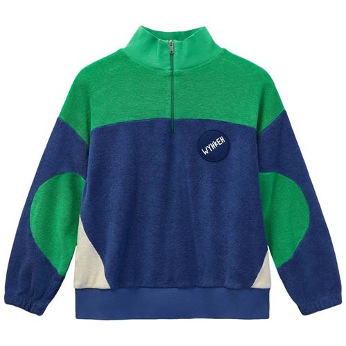 Wynken Keel Sweater Klein Blue Fresh Green | Blå | 6 years