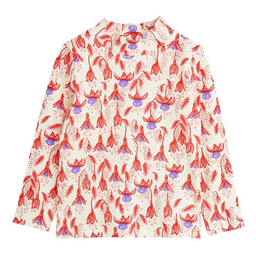 Se Mini Rodini Fuchsia højhalset langærmet T-shirt rød 116/122 cm  Rød  116/122 cm  kvinde ved Babyshop