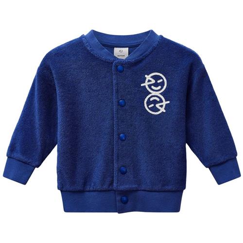 Wynken Mini Keel Terry Bomber Sweater Klein Blue 9 months  Blå  9 måneder  Unisex