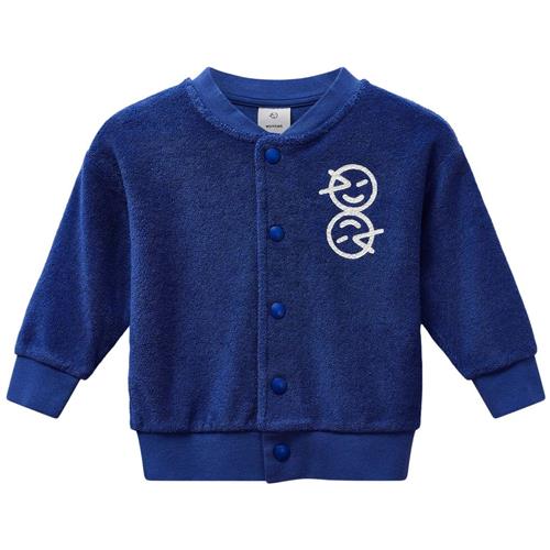 Wynken Mini Keel Terry Bomber Sweater Klein Blue | Blå | 9 months