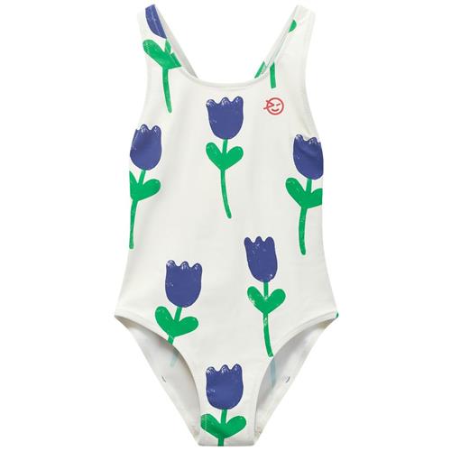 Wynken Kite Badedragt Ecru Tulips 3 Y  Creme  3 år  kvinde