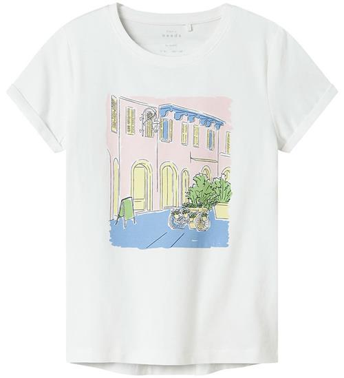 Name It T-shirt - NkfVix - Bright White/Painting