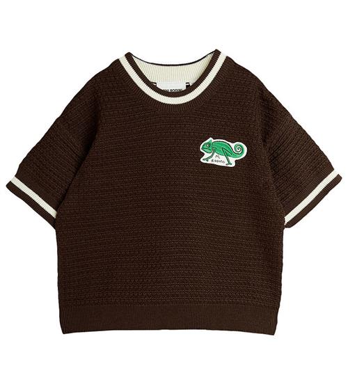 Mini Rodini T-shirt - Strik - Lizard - Brun