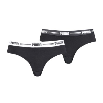 Puma Trusser 2P Logo Waistband Brazilian Sort Small Dame