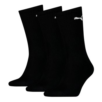 Puma Strømper 3P Unisex Light Crew Socks Sort Str 39/42