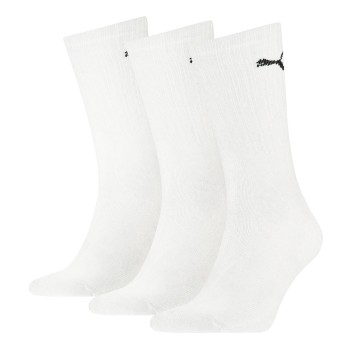 Puma Strømper 3P Unisex Light Crew Socks Hvid Str 43/46