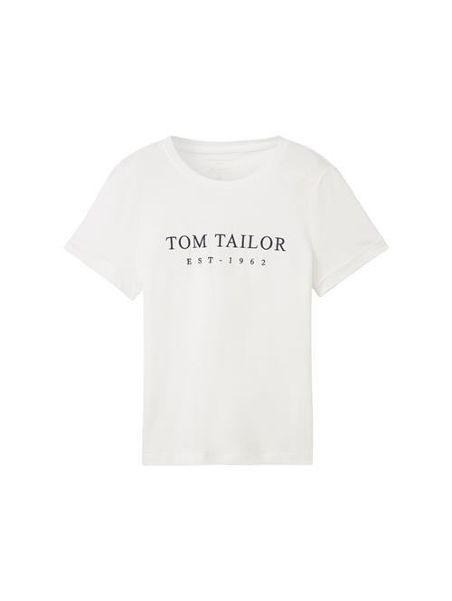 TOM TAILOR Shirts  natblå / hvid