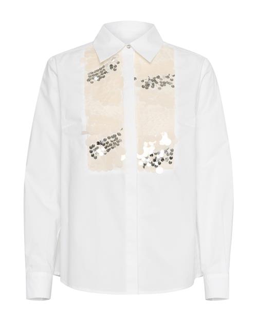 Part Two Bluse 'Maye'  beige / hvid