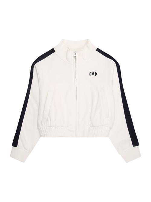 GAP Sweatjakke  sort / hvid