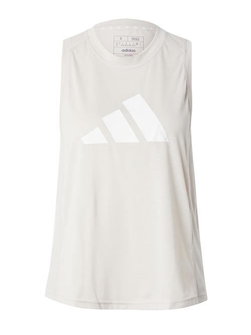 ADIDAS PERFORMANCE Sportsoverdel  lysegrå / hvid