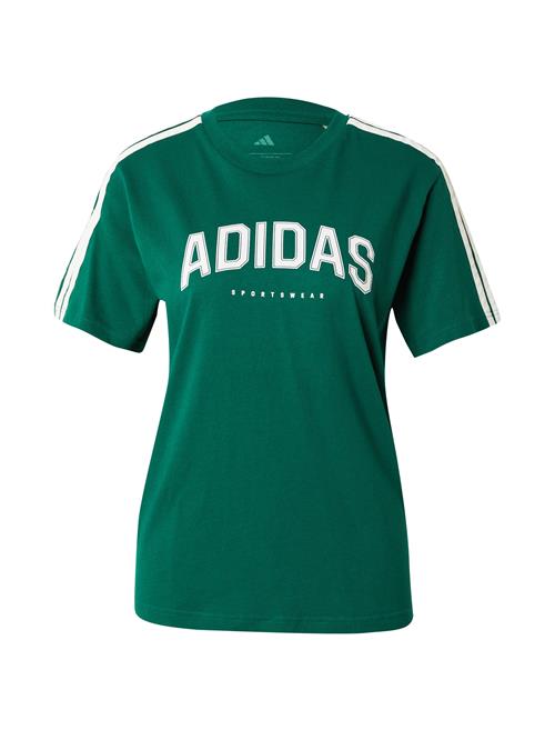 ADIDAS SPORTSWEAR Funktionsbluse  smaragd / hvid