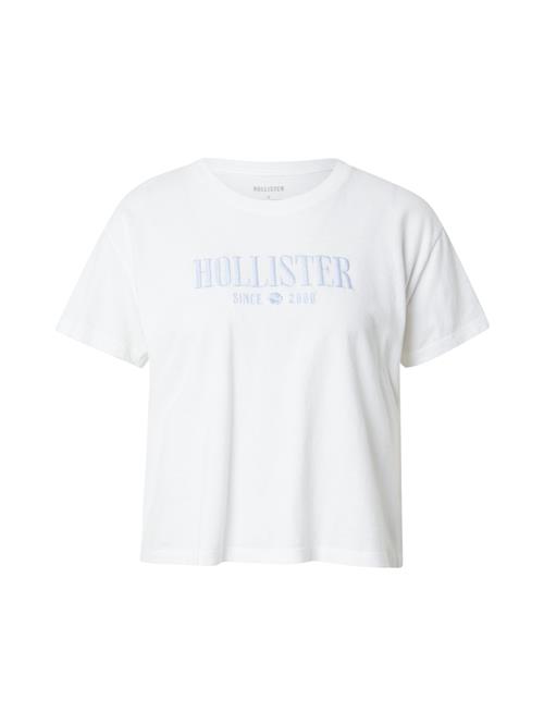 HOLLISTER Shirts  lyseblå / hvid