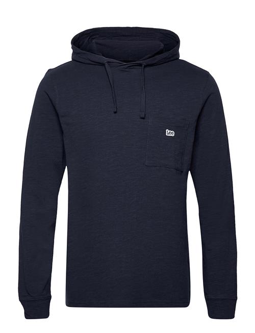 Lee Jeans Ls Pocket Tee Hoodie Lee Jeans Navy