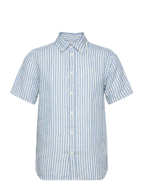 Les Deux Kris Linen Ss Shirt Les Deux Blue