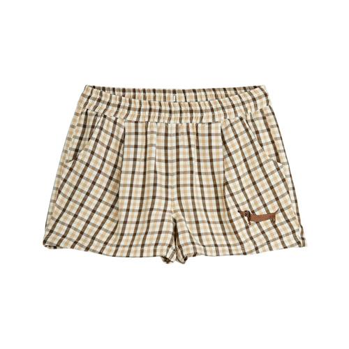 Mini Rodini Gingham Vævede Shorts Beige | Beige | 80/86 cm