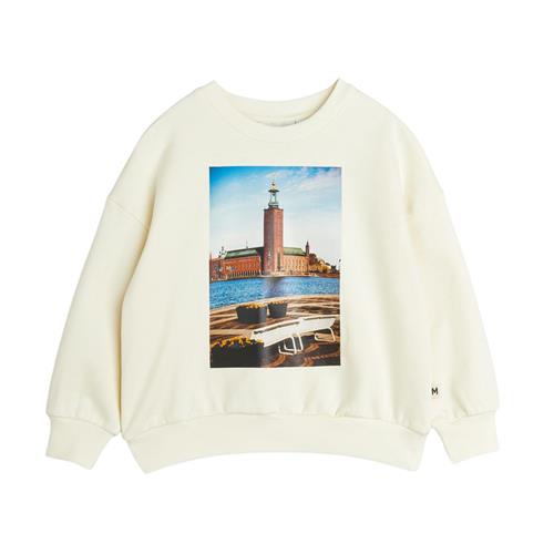 Mini Rodini GOTS City Hall Sweatshirt Offwhite |  | 116/122 cm