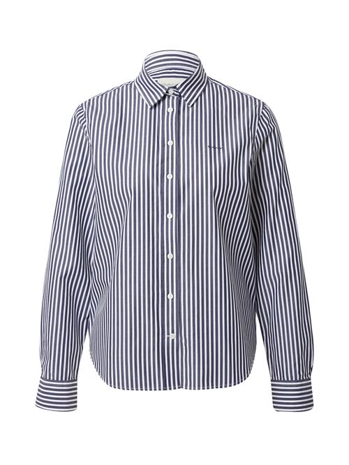 GANT Bluse  marin / hvid