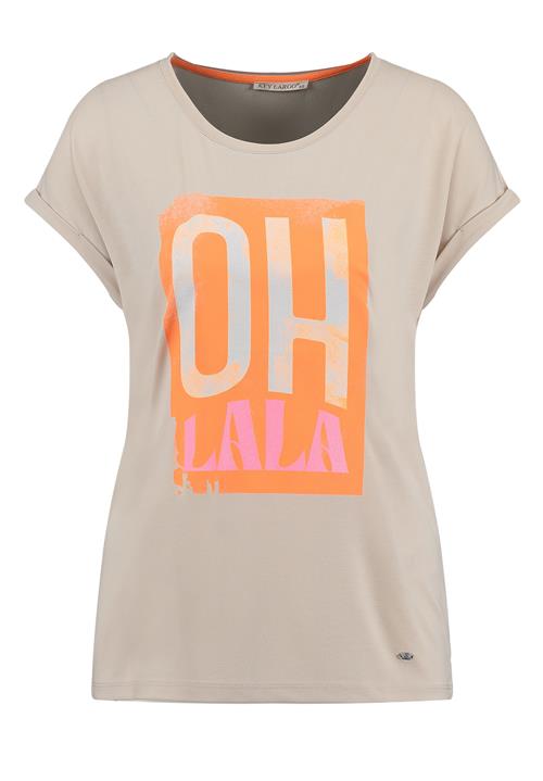 Key Largo Shirts 'Ohlala'  kit / orkidee / mørkeorange