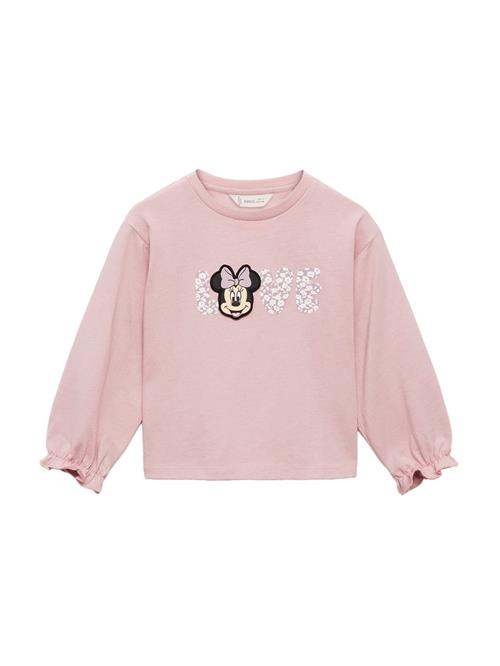 MANGO KIDS Bluser & t-shirts 'LOVE'  lilla / lyserød / sort / hvid