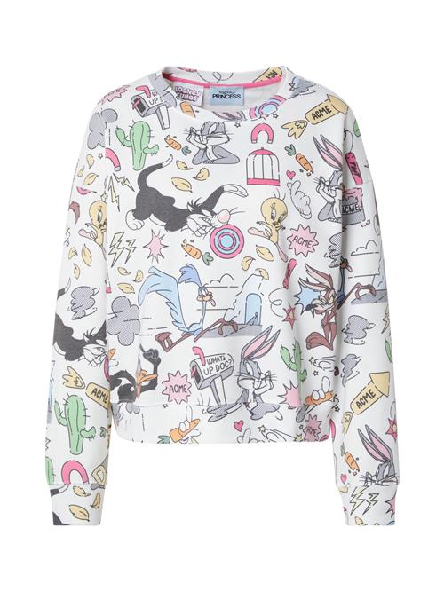 Frogbox Sweatshirt 'Looney Tunes'  gul / pink / sort / hvid