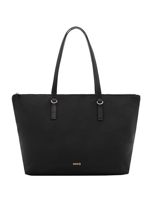 MANGO Shopper 'JULIO'  guld / sort