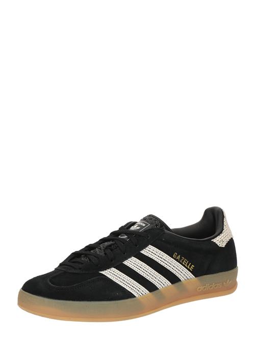 Se ADIDAS ORIGINALS Sneaker low 'GAZELLE'  guld / sort / hvid ved About You