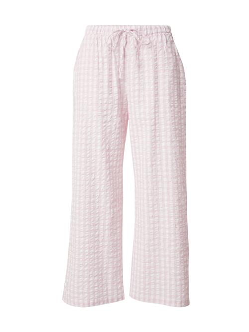 Lindex Pyjamasbukser  lys pink / hvid